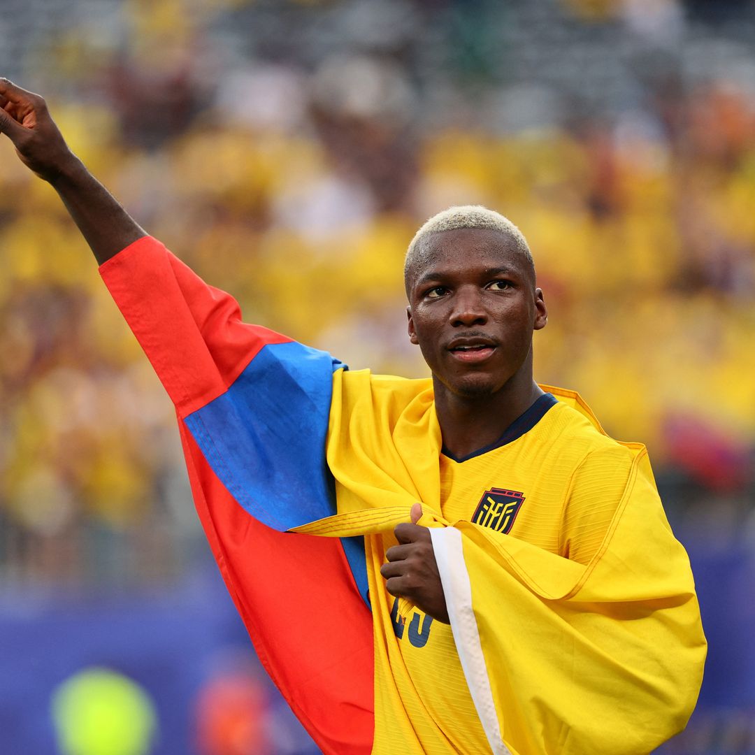 Moisés Caicedo, de Ecuador. Foto: Reuters